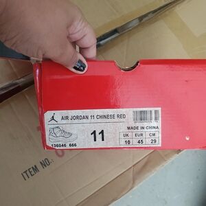 Jordan Air 11 Chinese Red Sneakers FINAL PRICE